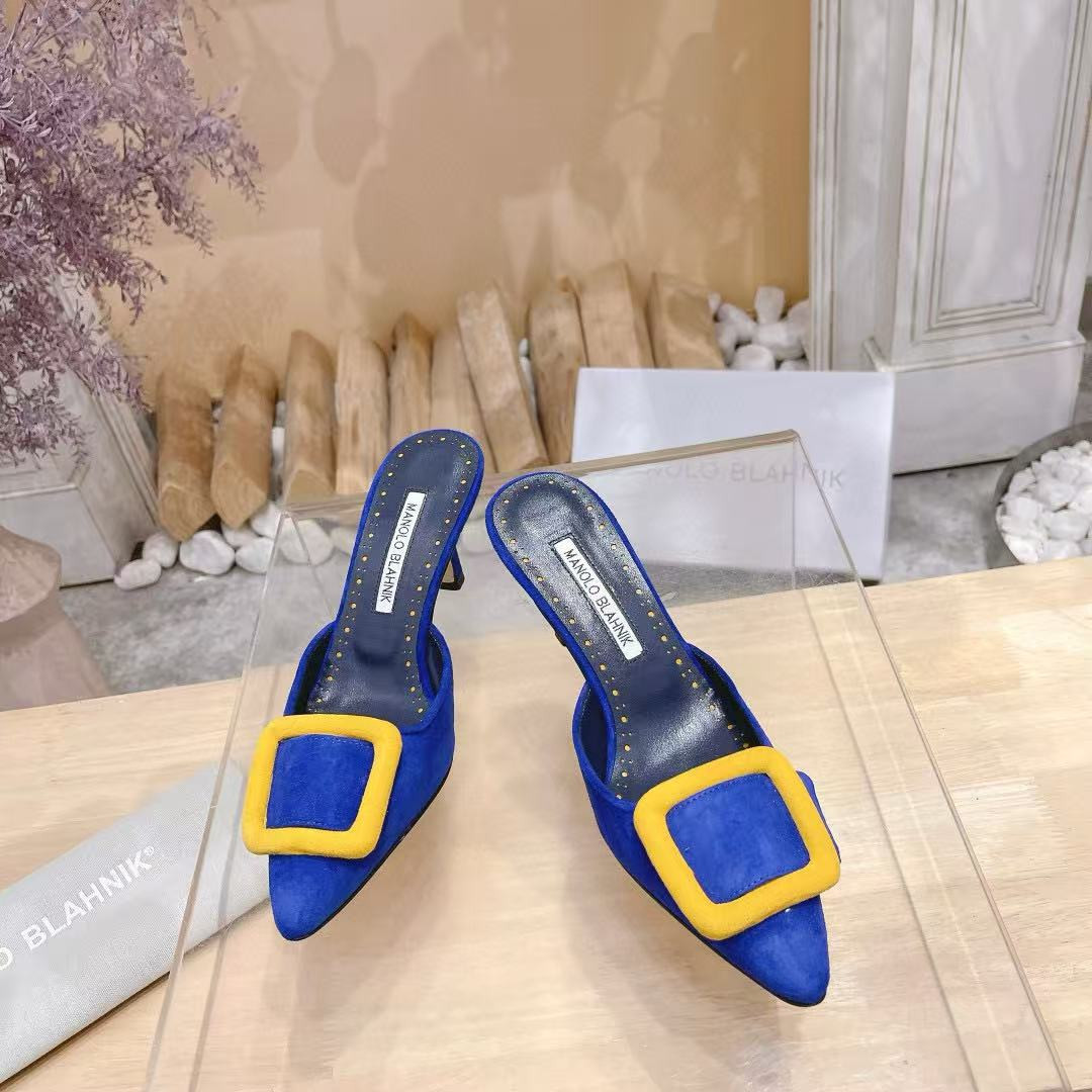 UA Manolo Blahnik Mules 7.5cm