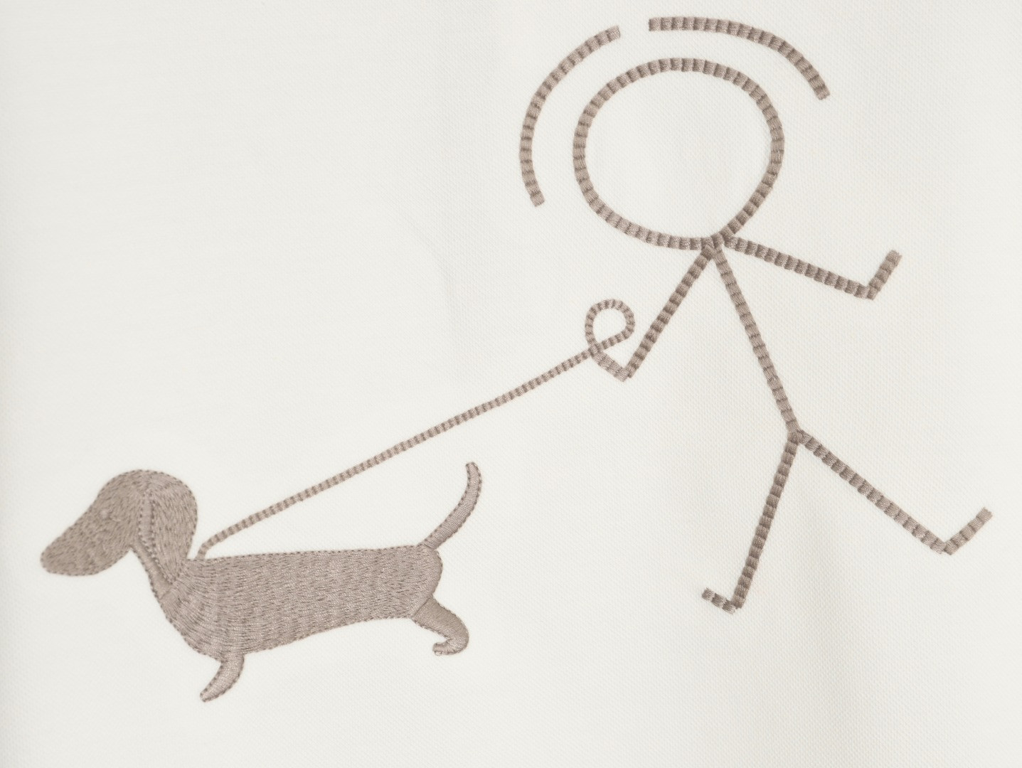 Thom Browne TB Long-sleeved Polo Shirt