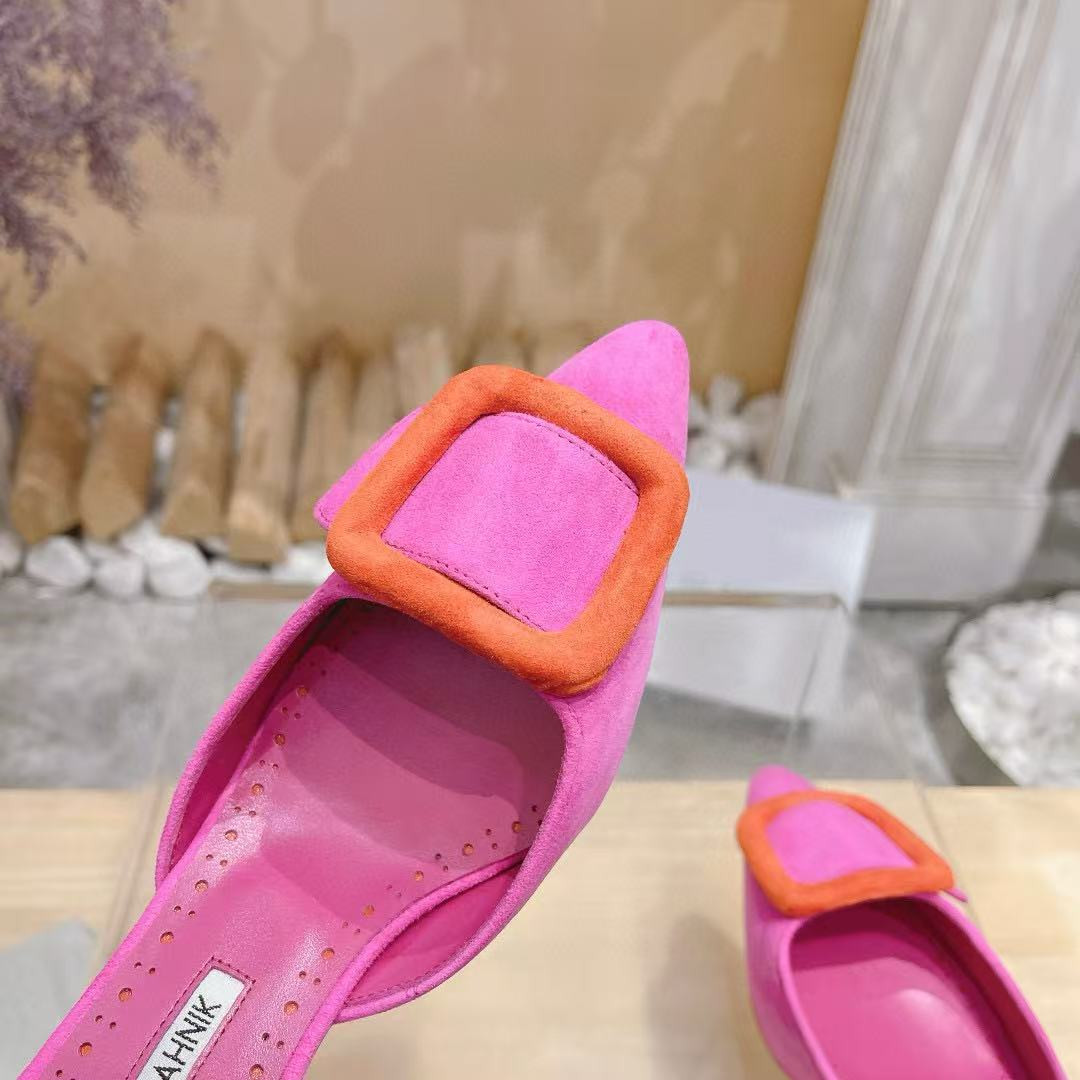 UA Manolo Blahnik Mules 7.5cm