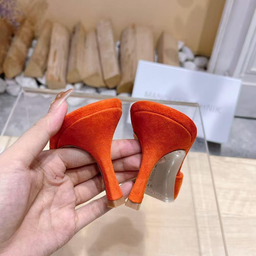UA Manolo Blahnik Mules 7.5cm
