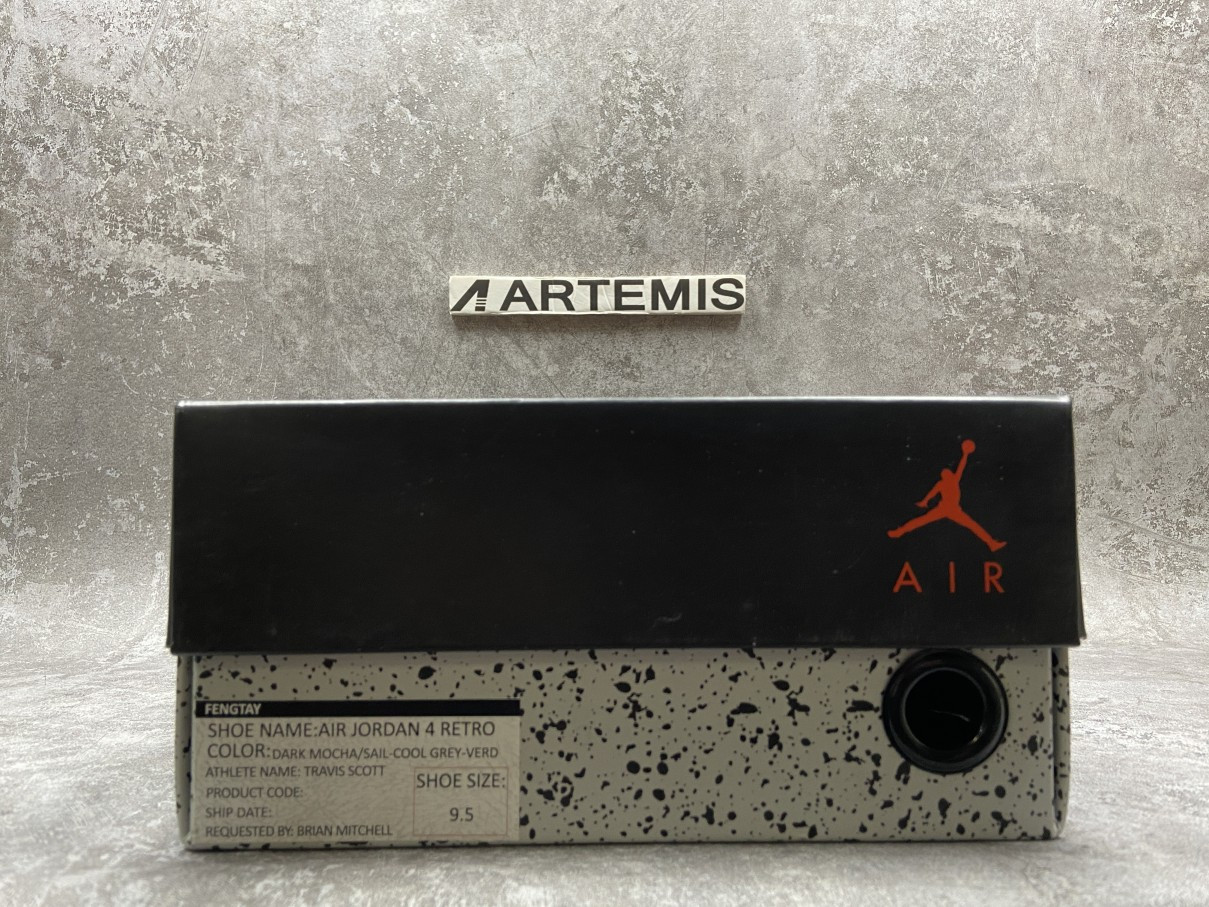 Air Jordan 4 Retro Travis Scott Olive