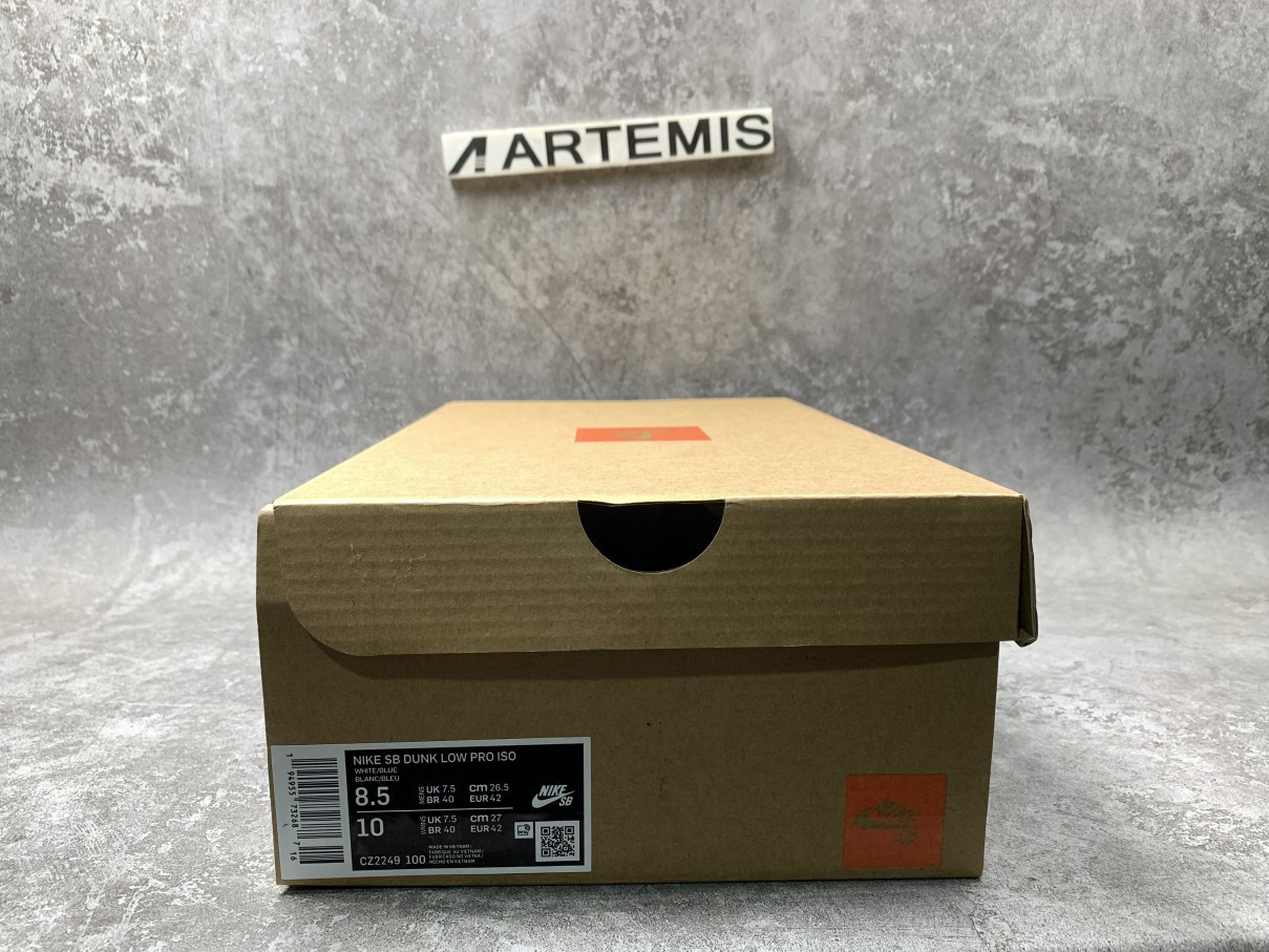 Nike SB Dunk Low Orange Label White Navy