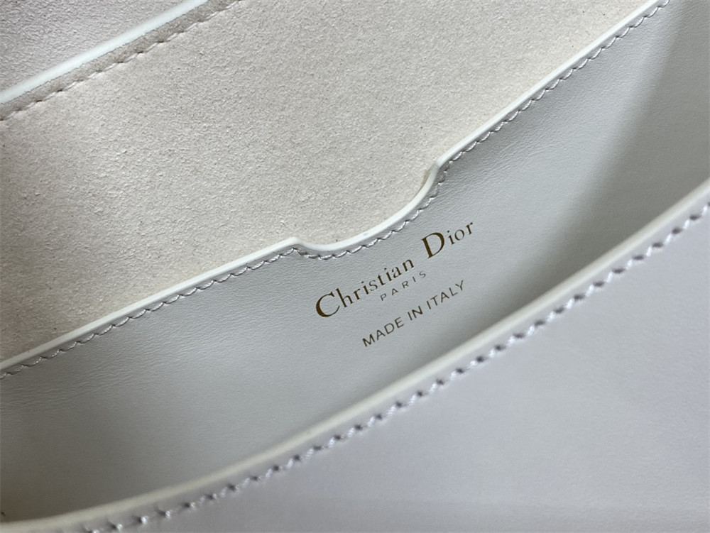 large D*or bobby bag white box calfskin