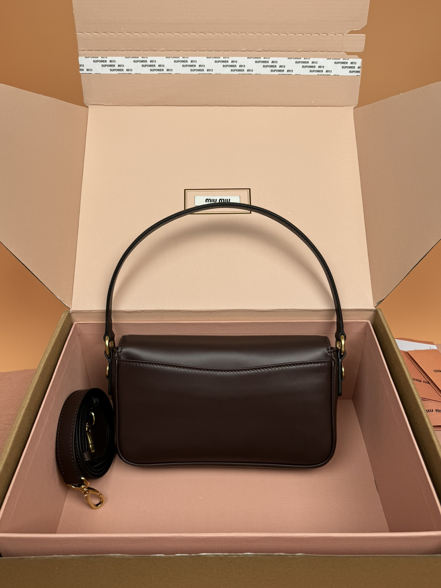 Miu Miu Penny Leather Bag 23×13.5×5cm