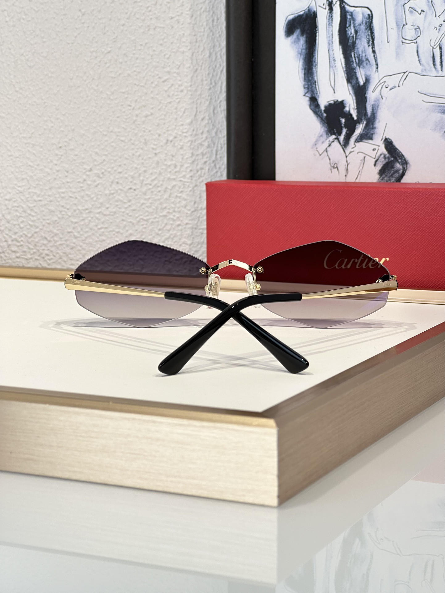 Ca*t*er glasses ct0433s 55-20-140